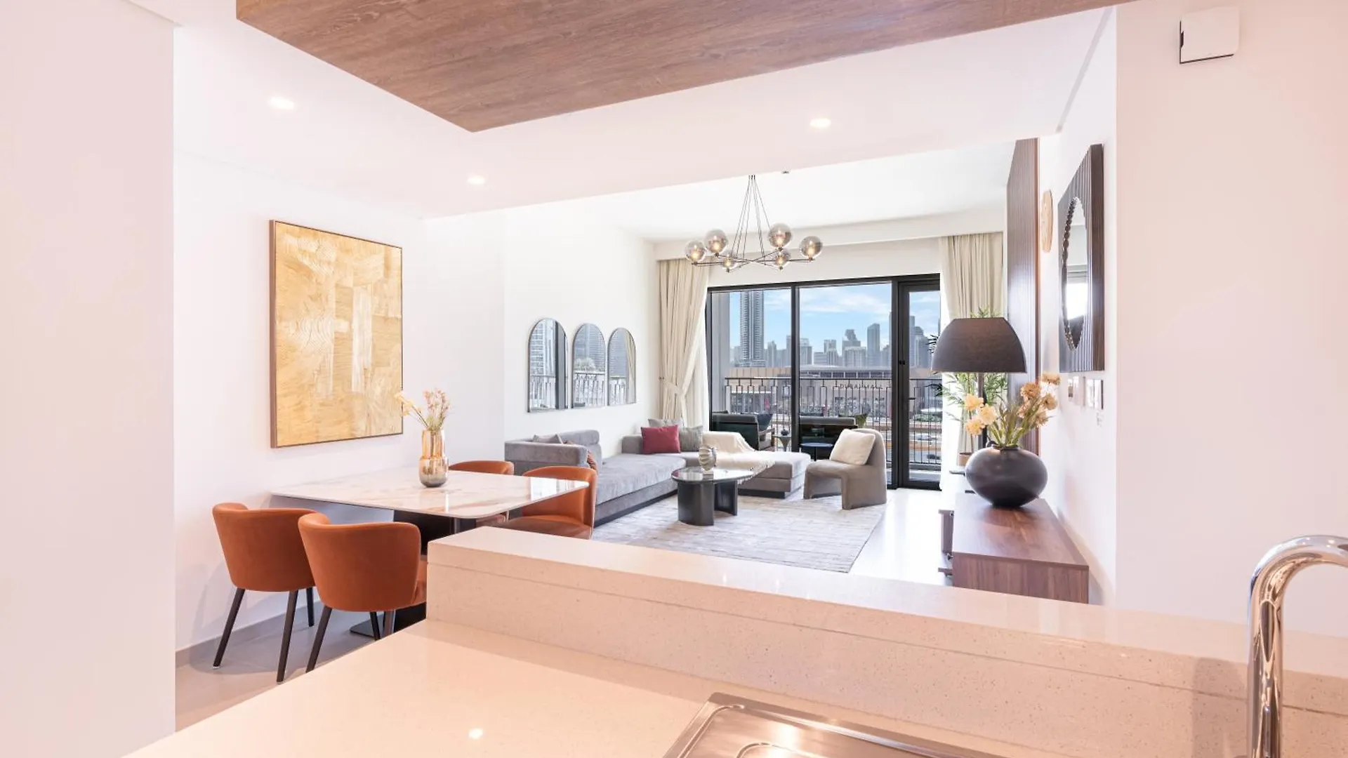 Premium 2Br Home In Dtv With Burj Khalifa View Dubai Apartment